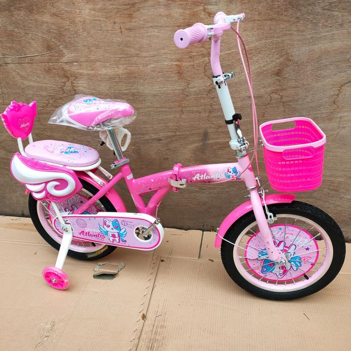LIPAT 16INCH ATLANTIS VENUS SEPEDA ANAK CEWE LIPAT ATLANTIS VENUS 16INCH