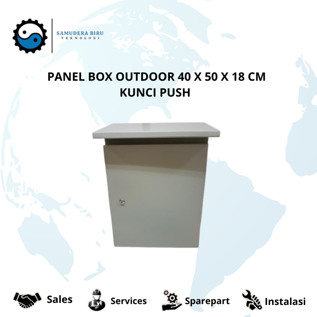 PANEL BOX OUTDOOR 40 X 50 X 18 KUNCI PUSH
