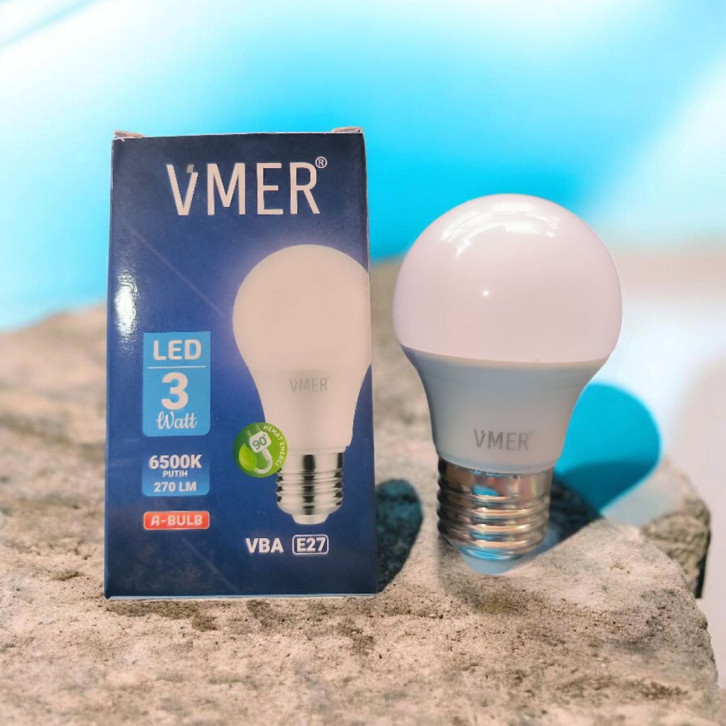 Promo Lampu Led VMER 3 watt Putih Kualitas bagus
