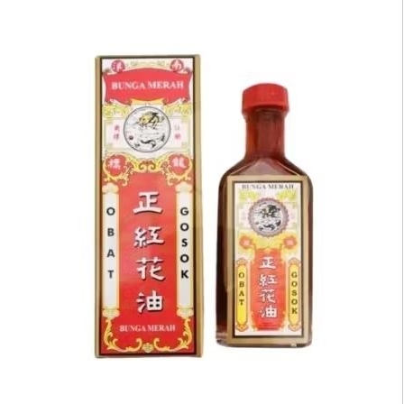 BUNGA MERAH OBAT MINYAK GOSOK
