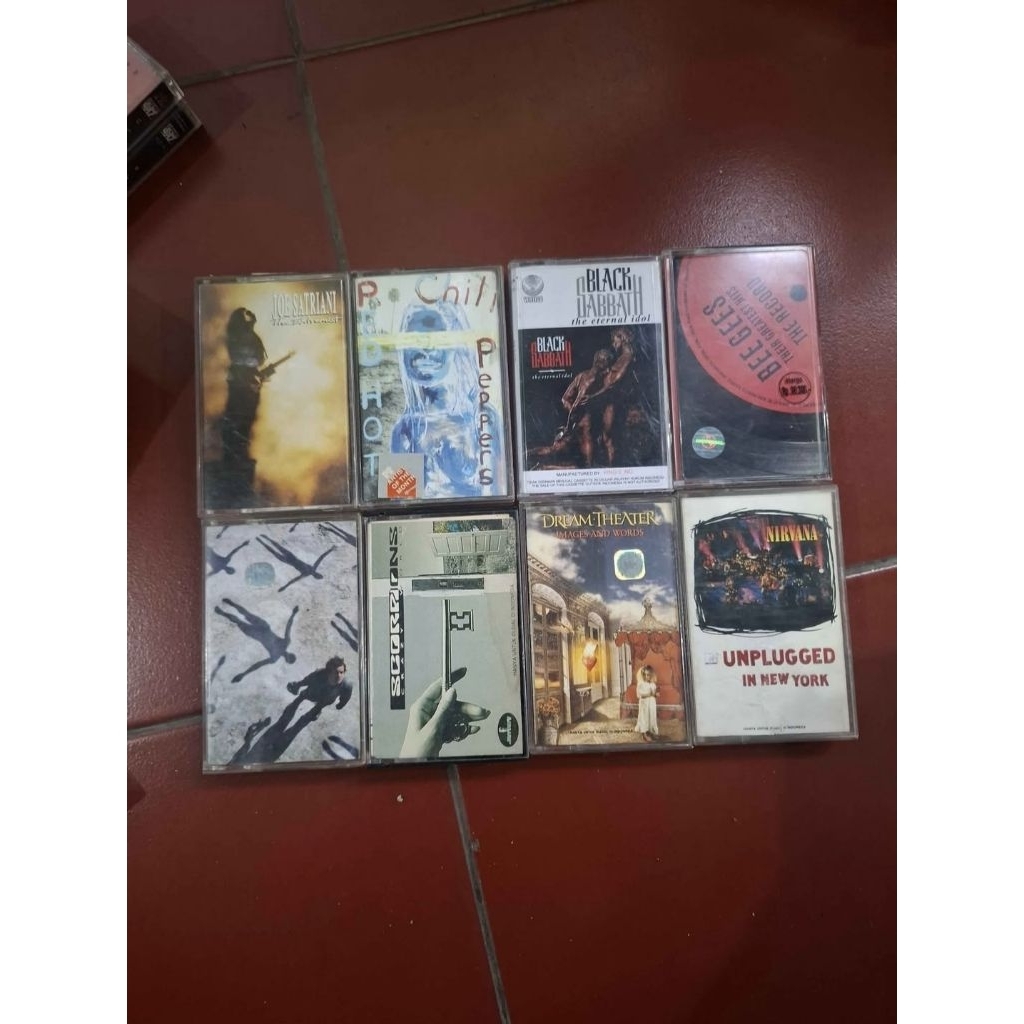 Kaset Pita Rock Sepaket: Nirvana, Muse, Black Sabbath