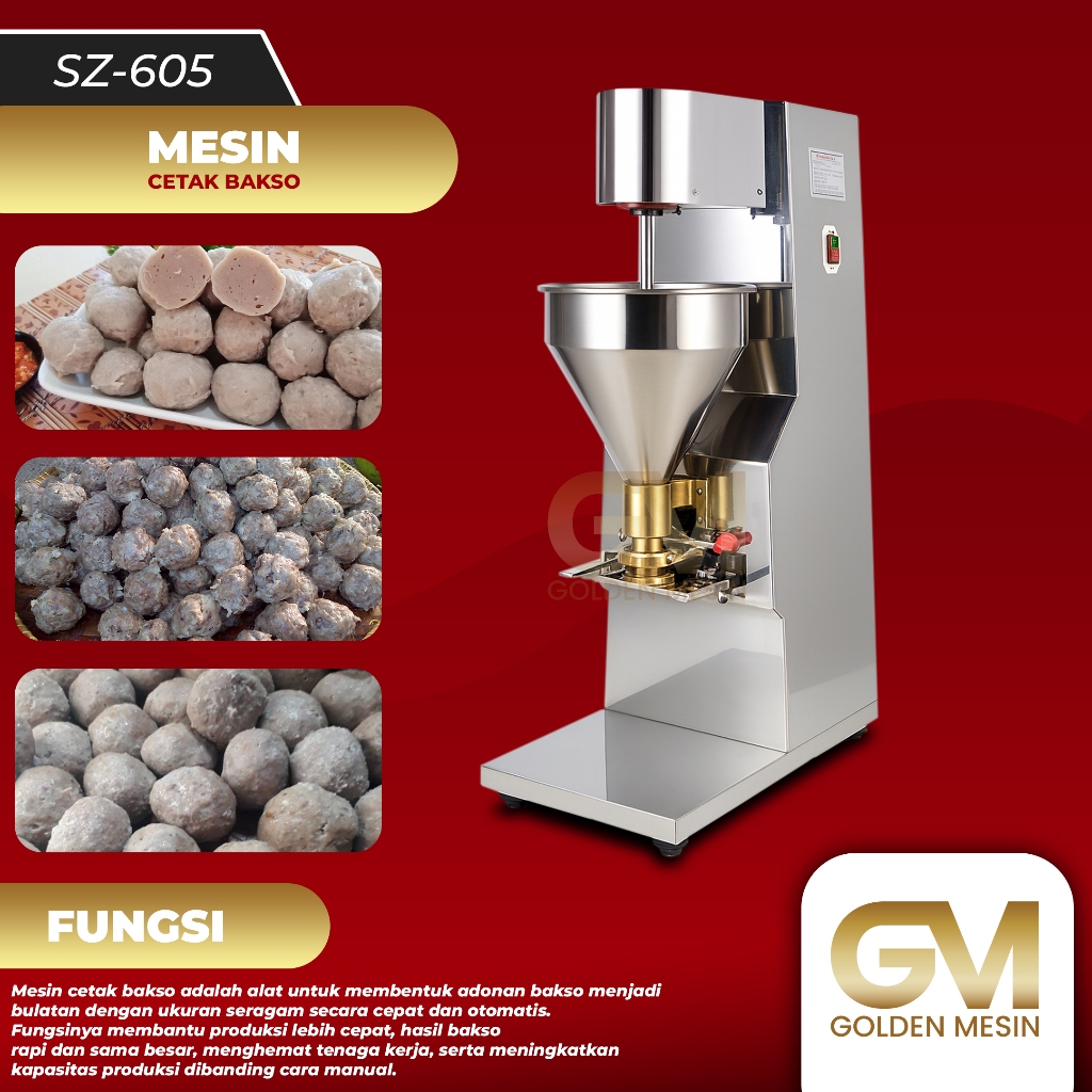 Mesin Cetak Bakso/Pencetak Bakso/Mesin Bakso | Mesin Cetak Bakso Pentol Otomatis | Meat Balls Foamin