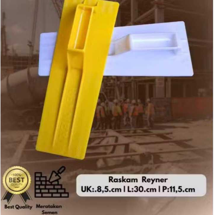 Raskam Tebal Kuning Putih New / Raskam Acian tembok / Raskam Reyner Tumpul