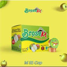 Minuman Sari Apel Brosem 120ML 32 Cup/Sari Apel Brosem Khas Batu