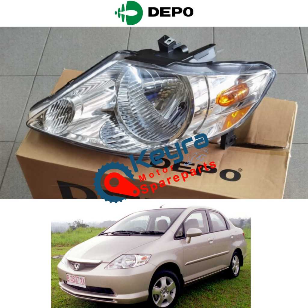 REFLEKTOR LAMPU DEPAN HONDA CITY 2002 ORI DEPO