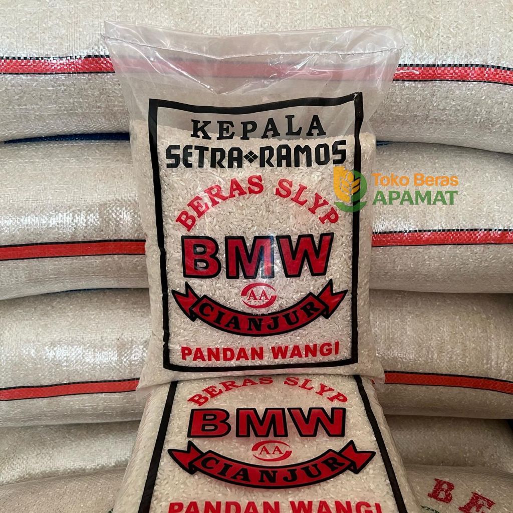 Beras Setra Ramos Bmw Cianjur 2 Liter