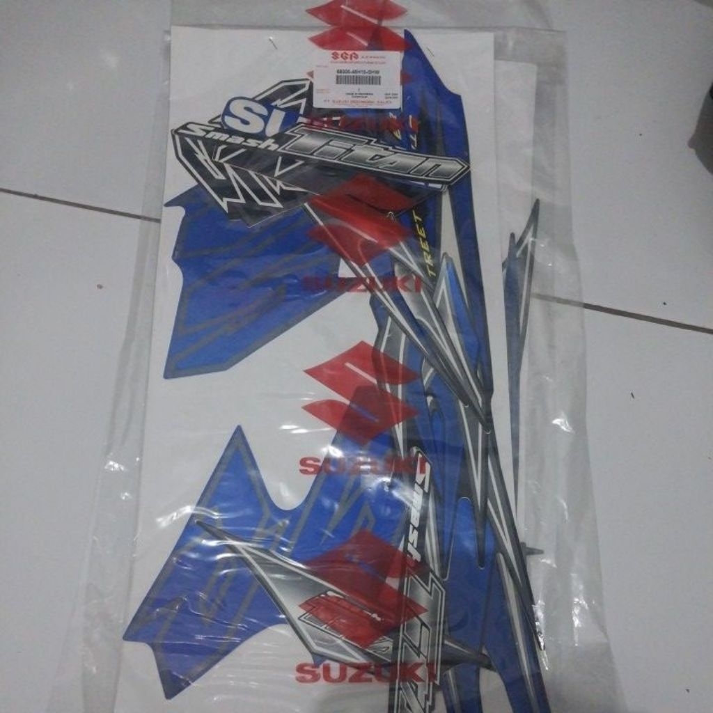 Striping smash titan SR marine blue - titan black