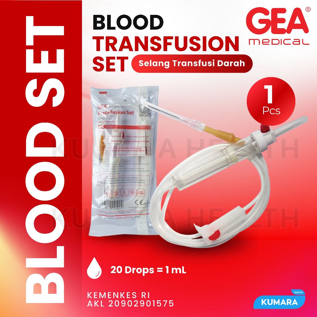 GEA - Blood Set / Blood Tranfusion Set Pcs