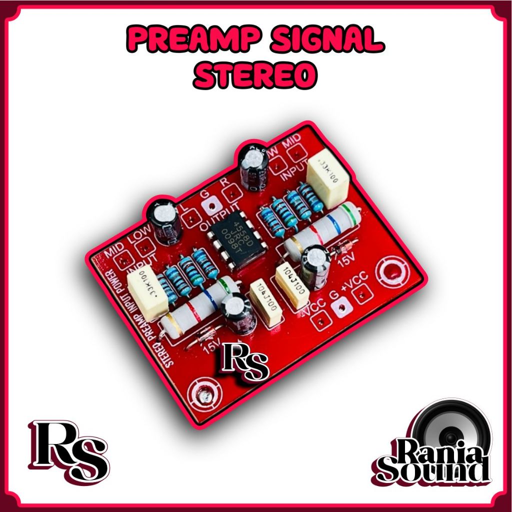 Pre Amp Signal Stereo ups