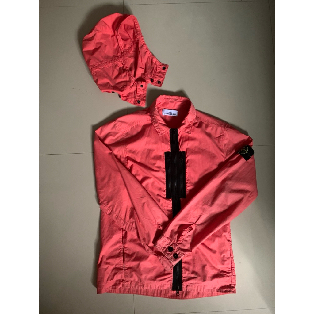overshirt hoodie stone island
