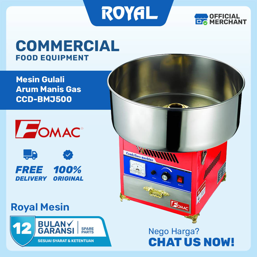 Mesin Gulali Arum Manis Gas FOMAC CCD-BMJ500