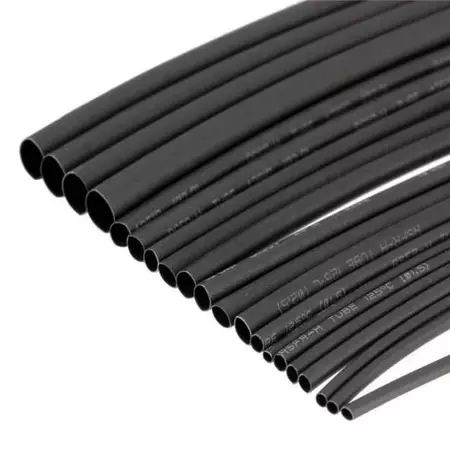 1 Meter Heat Shrink Cable BLACK Heatsink Sink Kabel Bakar Heatshring