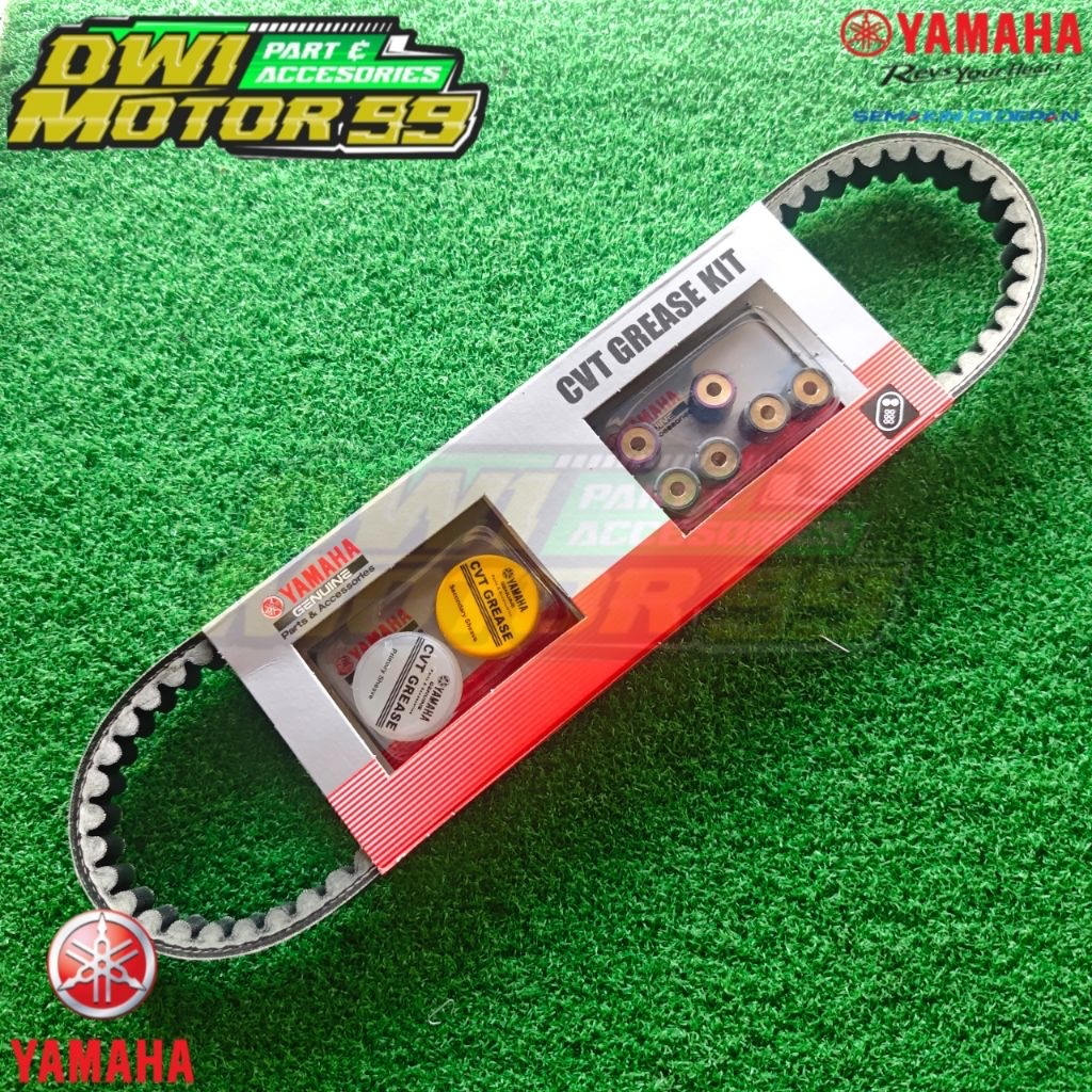 V-BELT VENBELT MIO SPORTY SMILE  NOUVO SOUL FINO ASSY DAN ROLLER ORIGINAL ORI YAMAHA