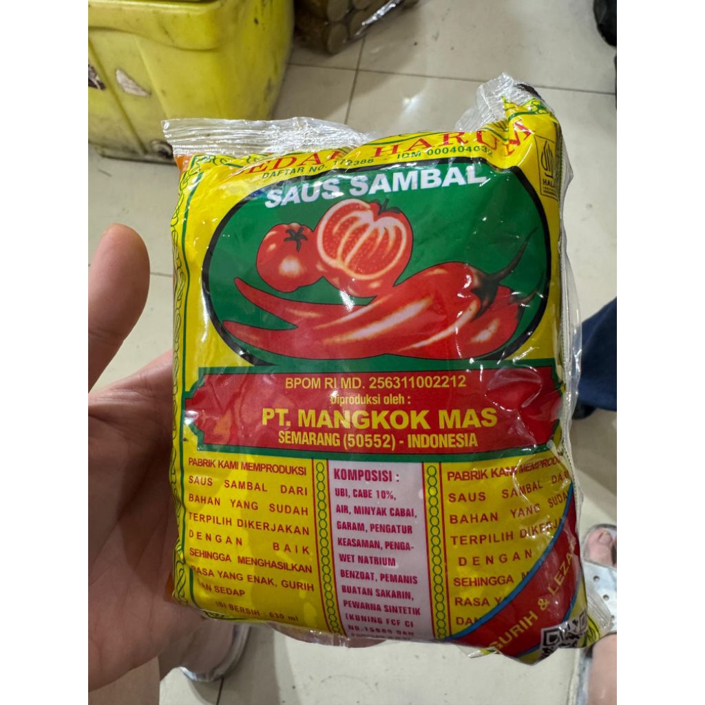 Saus Sambal Sedap Harum | Saos Mangkok Mas
