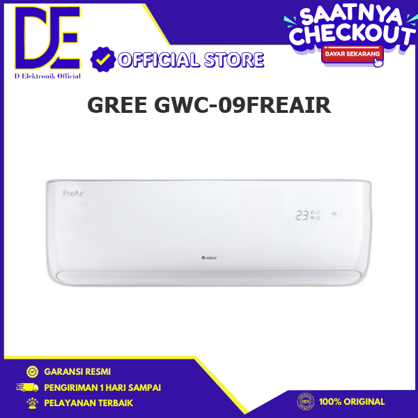 GREE GWC-09FREAIR AC 1 PK Wall Mounted With Purifier GWC09FREAIR  09FREAIR