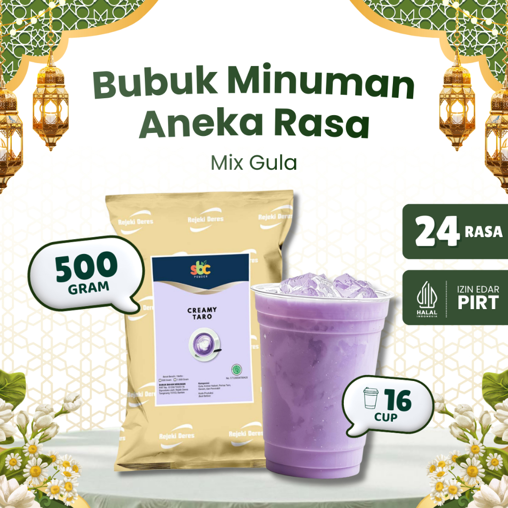 500 Gram Bubuk Minuman Mix Gula SBC Powder Drink/ Serbuk Instant 500g Aneka Rasa/ Cokelat Choco Kopi