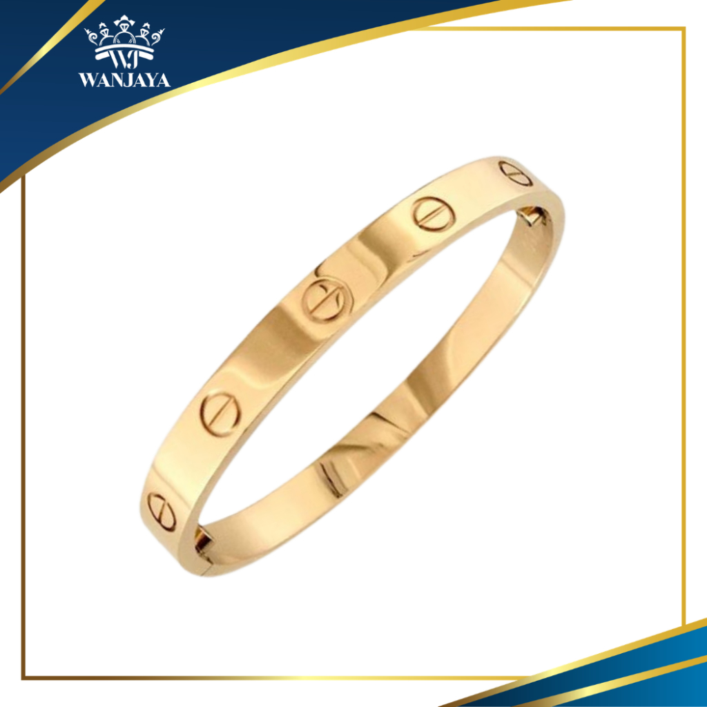 gelang emas 16k - gelang wanita emas asli