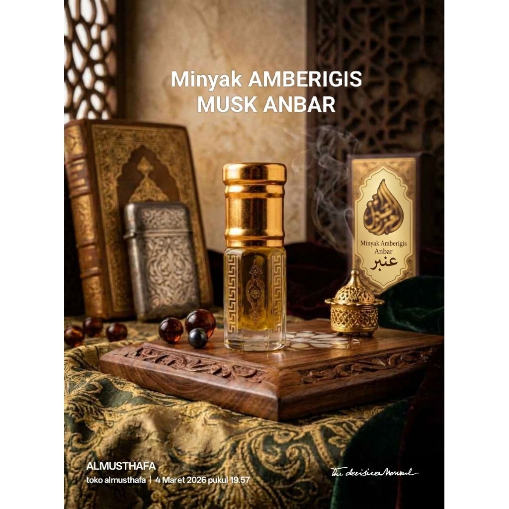 Anbar / Minyak Ambergris original / Perfume