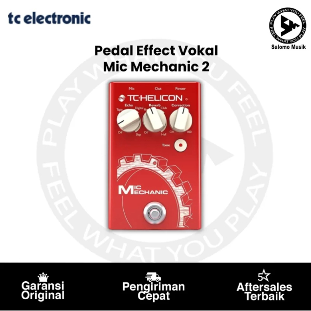 TC Helicon MIC MECHANIC 2 Vocal Effects Stompbox Original