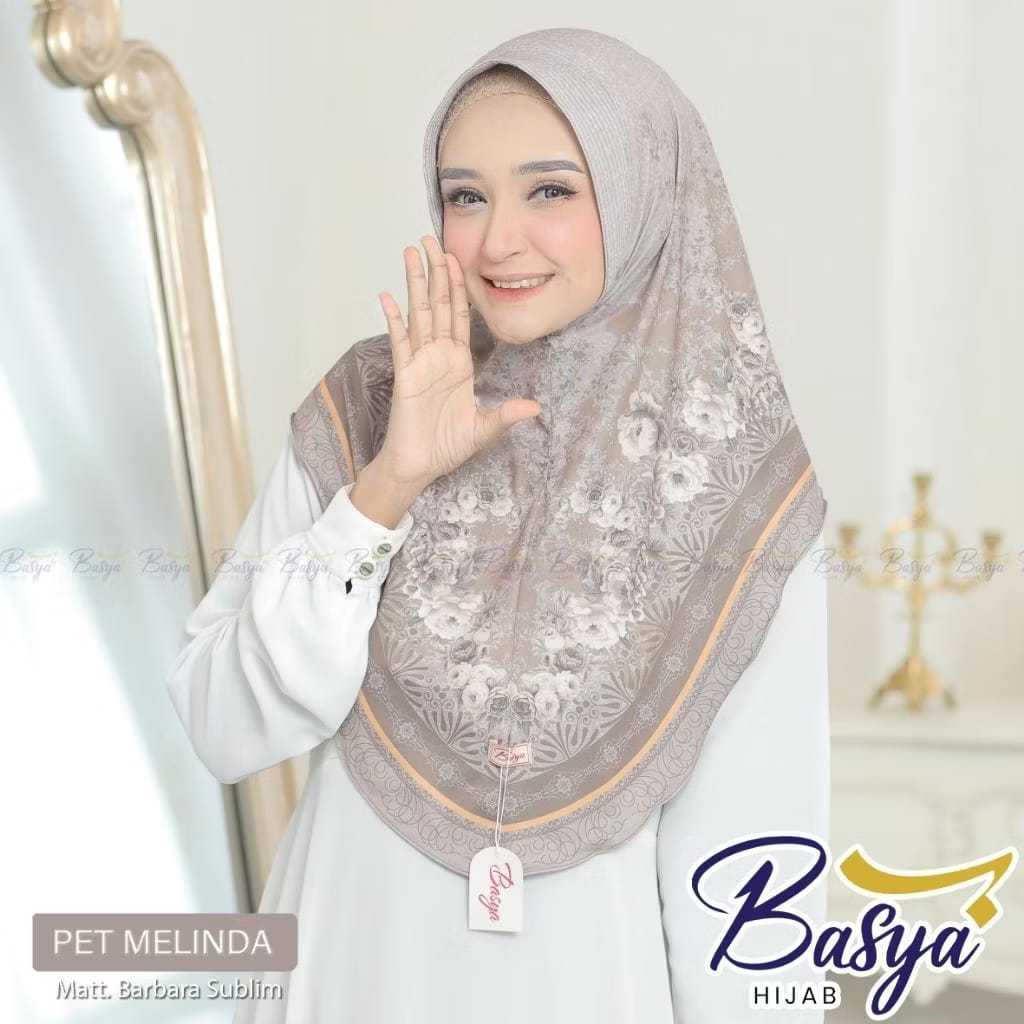 MELINDA PET SUBLIM Hijab Instan Motif Sublim Kerudung Bergo Jersey Wanita Multiwarna