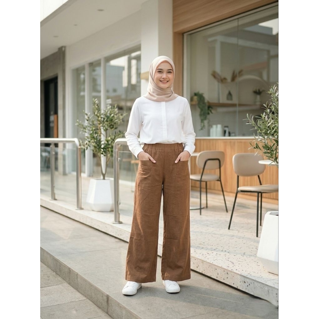 Celana Kulot Skena Wanita Brand Deva / Kulot Wanita Skena Polos / Celana Skena Kodorai / Celana Kulo