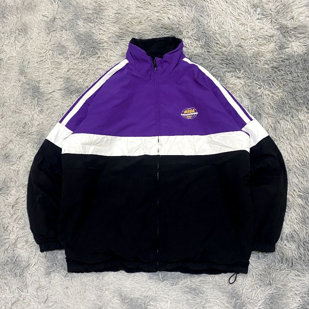 WHO AU reversible anorak jacket sz L xL