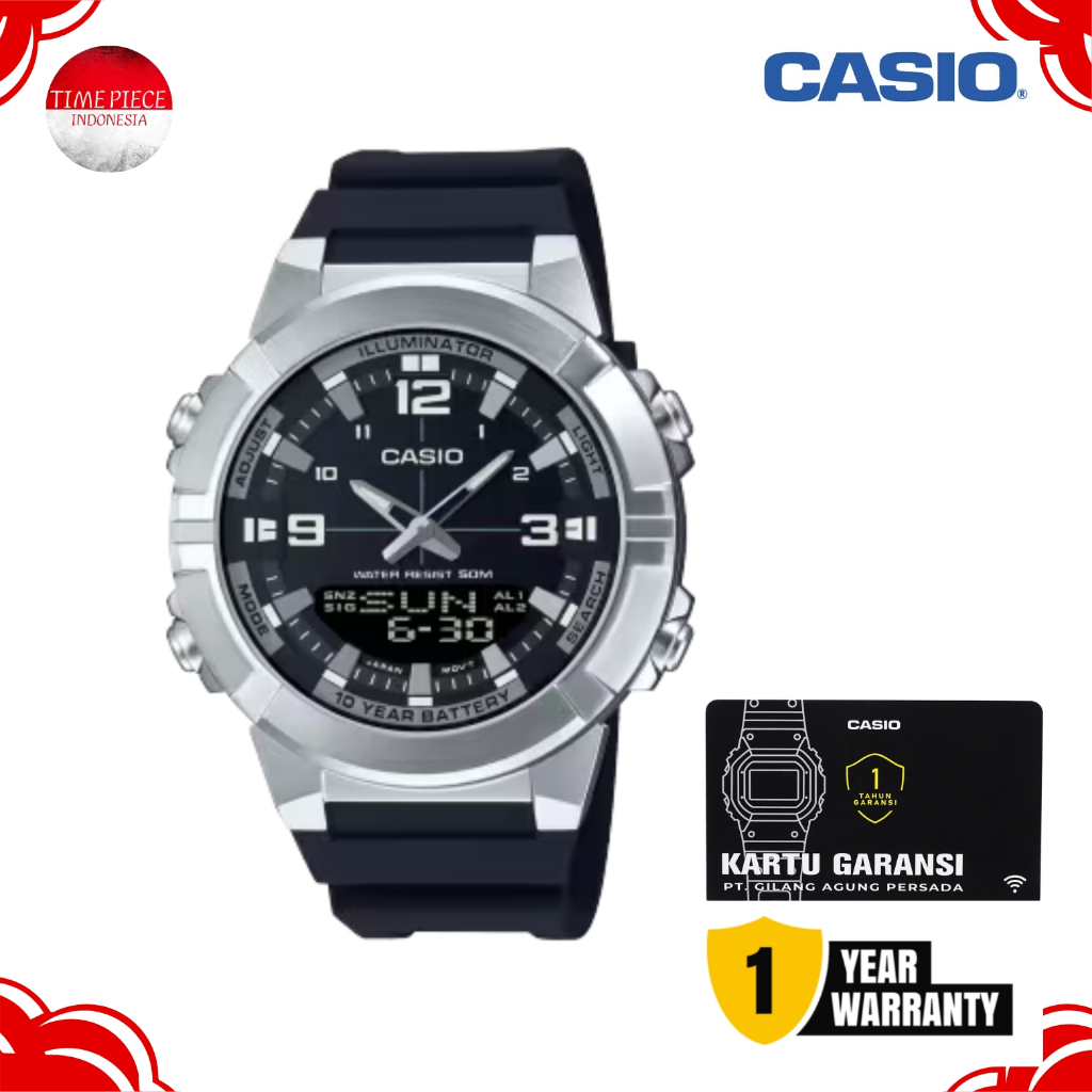 CASIO PRIA ANALOG-DIGITAL AMW-870-1AVDF/ CASIO AMW870-1A ORIGINAL & GARANSI
