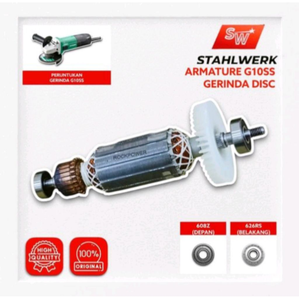 Armature G10SS /Angker Gerinda Hitachi Hikoki G10SS