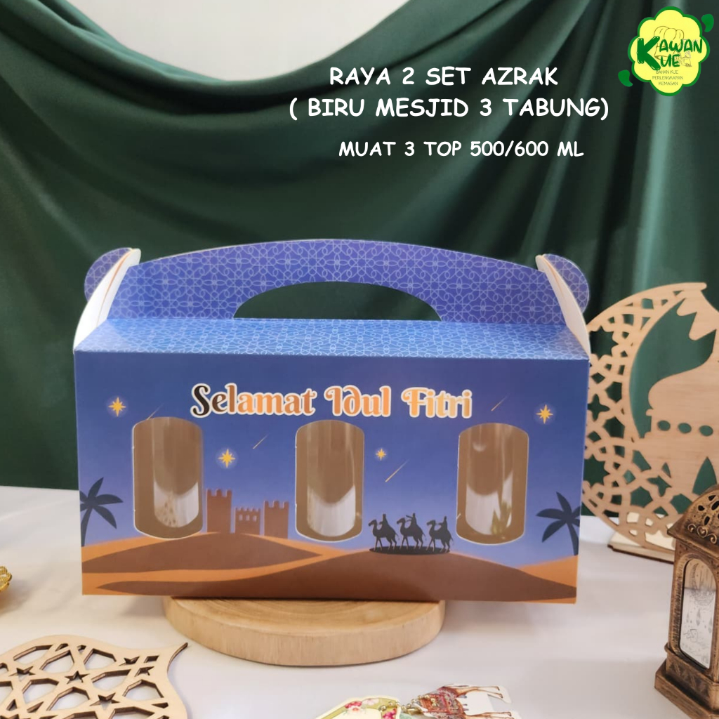 Raya Azrak isi 2pcs - Box Hampers Raya - Box Hampers Idul Fitri