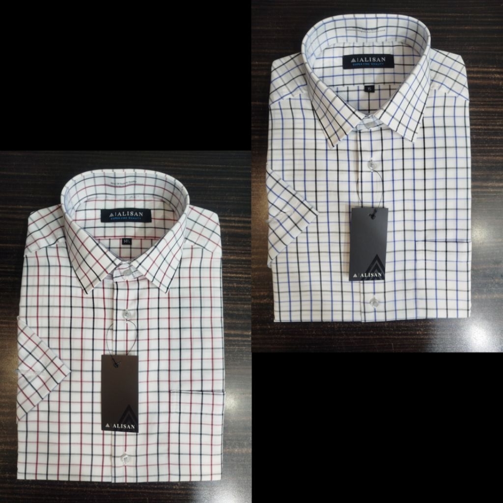 Alisan  Motif Kotak 90308 Pendek Reguler