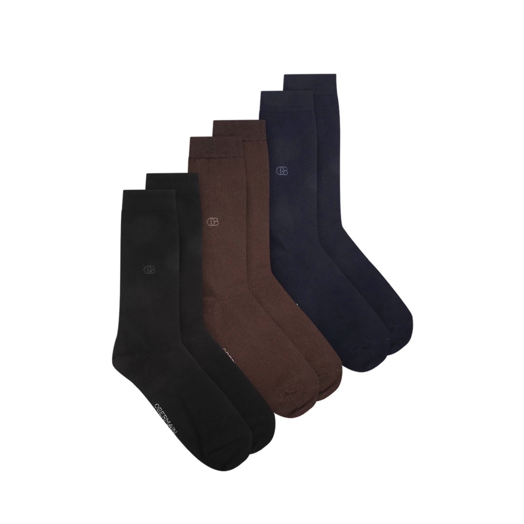 Kaos Kaki Pria Obermain Original - 3 Pair