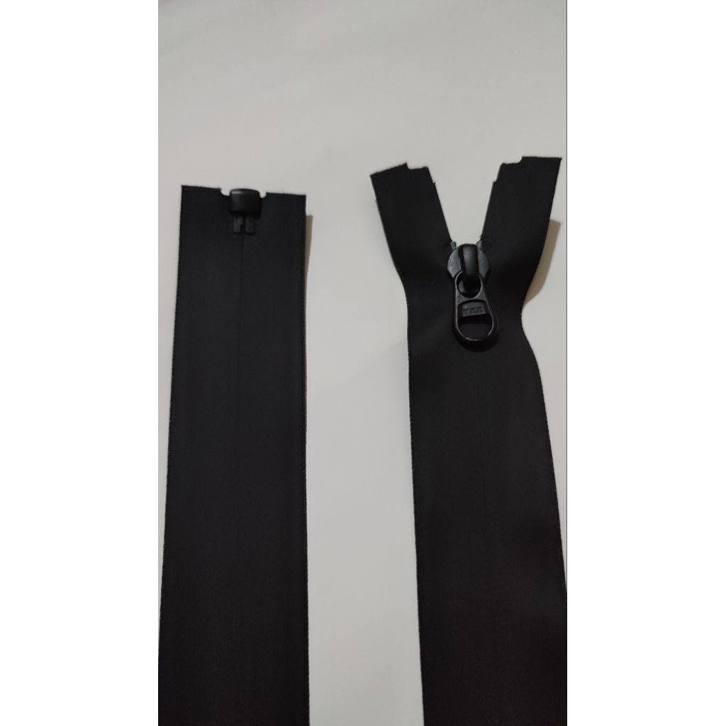 Resleting Jaket Zipper 70CM Waterproof PU No. 5 Open End Kepala YKK