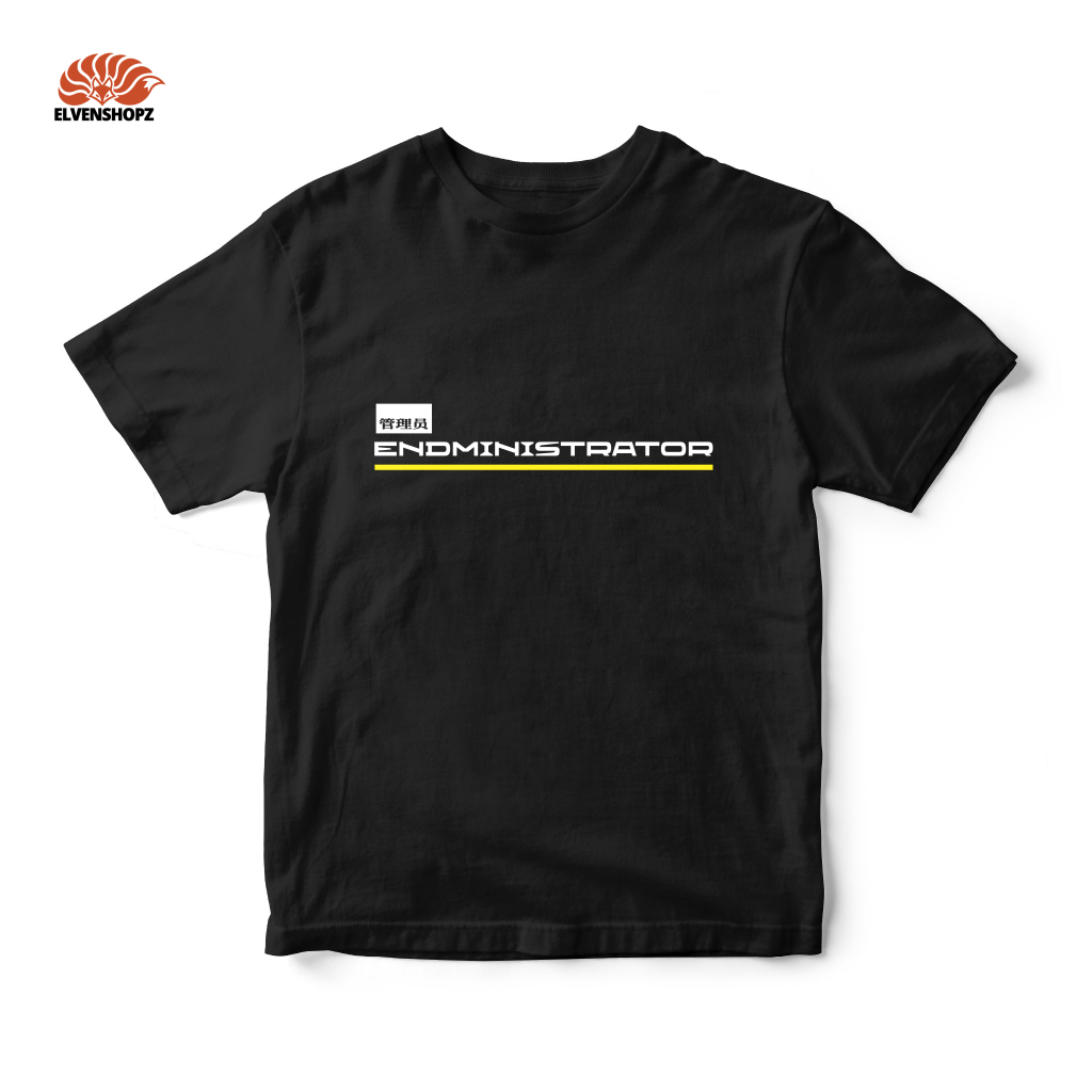 Heavyweight Endiministrator Arknights: Endfield 230 GSM - Kaos Minimalis Endministrator Cotton 20s