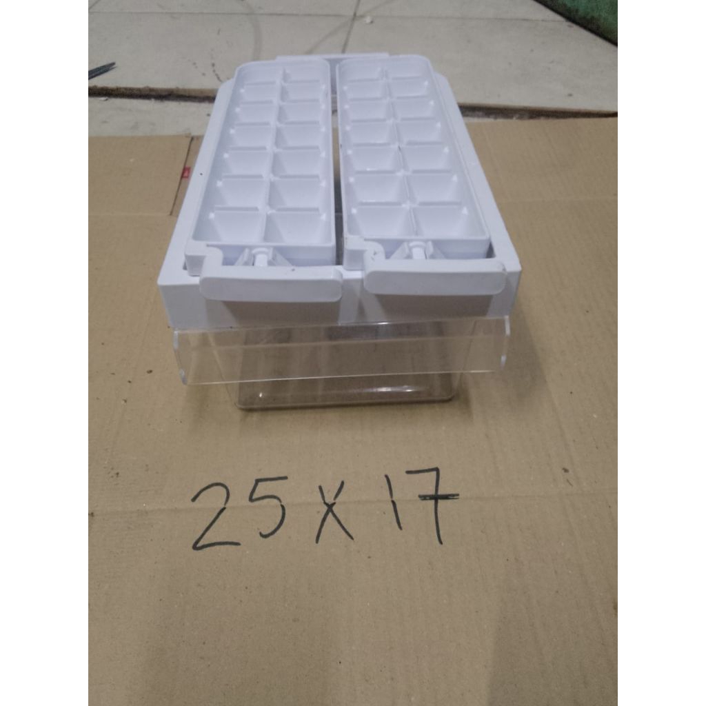 rak kulkas ice maker SHARP cetakan + mangkuk original barang baru