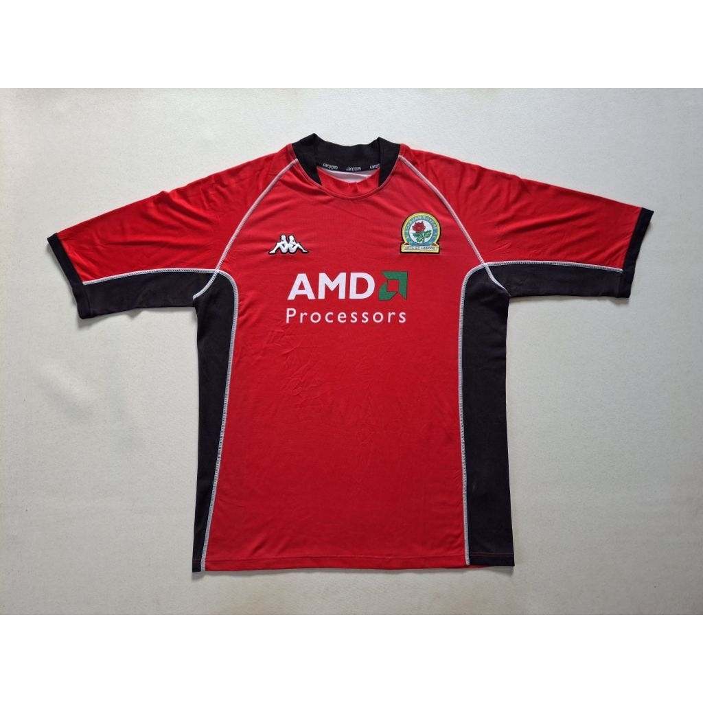 JERSEY BOLA KAPPA BLACKBURN ROVERS AWAY TAHUN 2002/2003 ORIGINAL 100%
