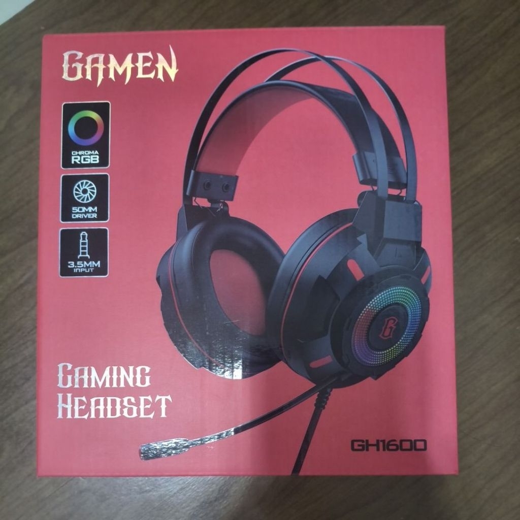 Headset Gamen GH1600 2nd second jarang di pakai
