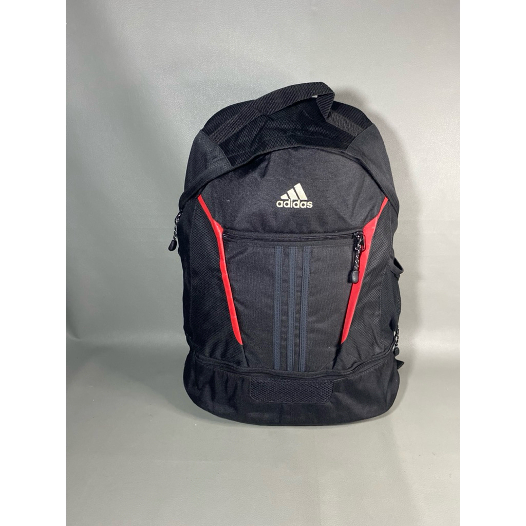 ADIDAS POWER V ID BACKPACK / ADIDAS BACKPACK RED BLACK / ADIDAS TAS RANSEL / TAS ADIDAS / TAS PUNGGU