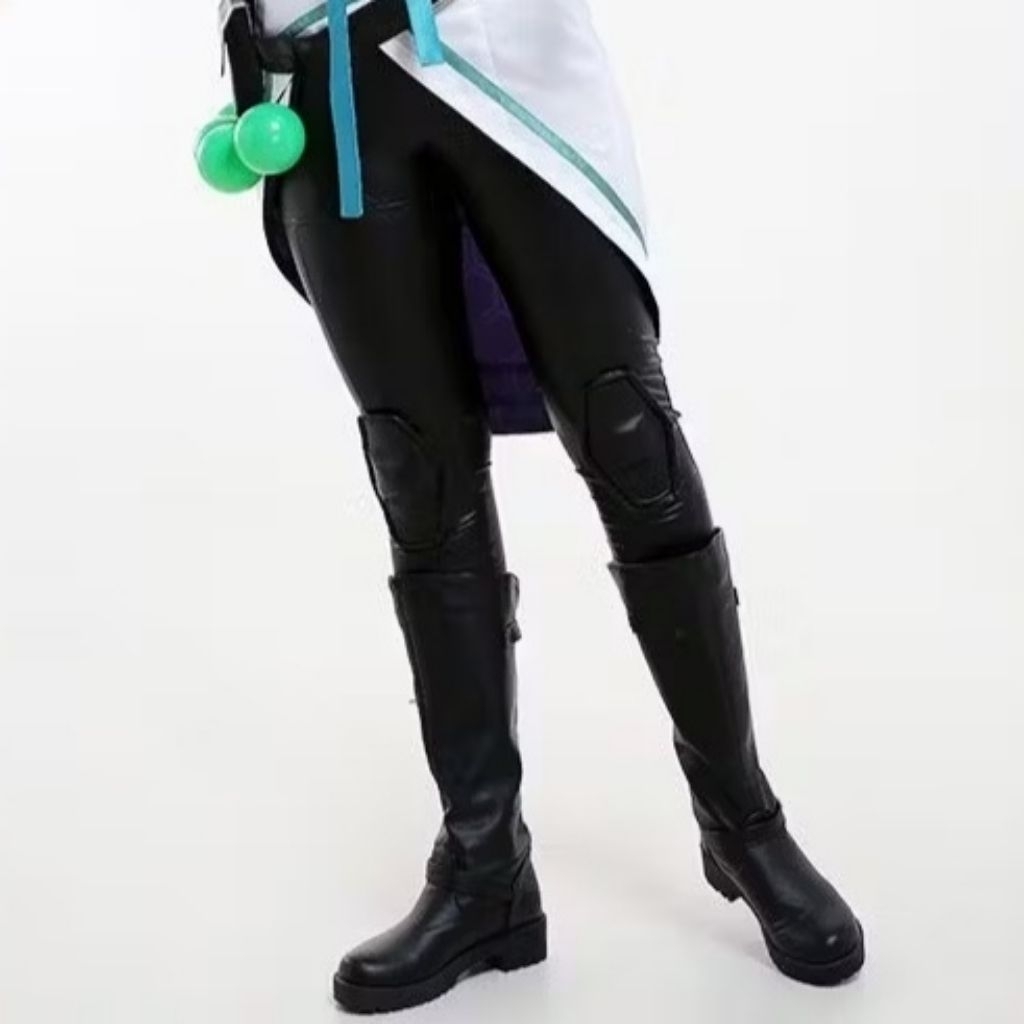 Overknee Sage - Aksesoris Kostum Cosplay Valorant