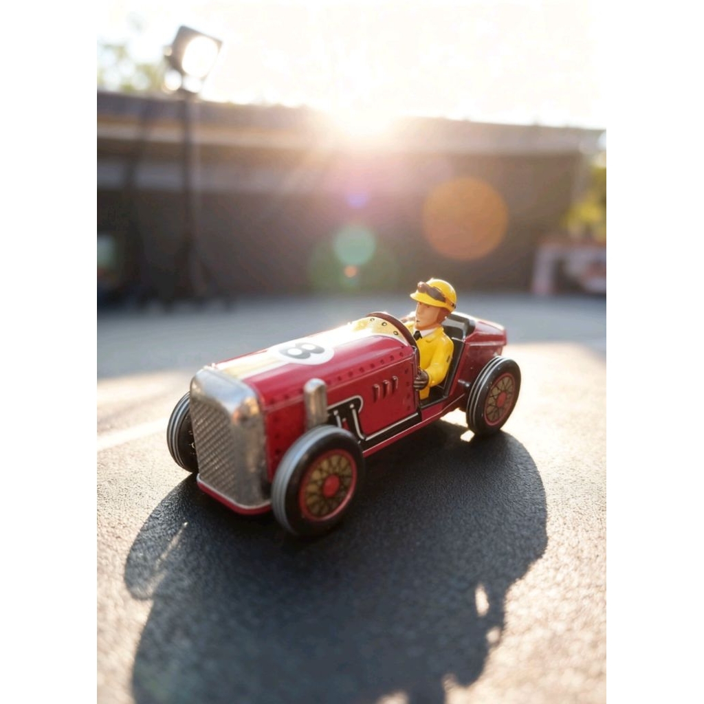 tin toys vintage schylling speedway racer classic wind-up tin car