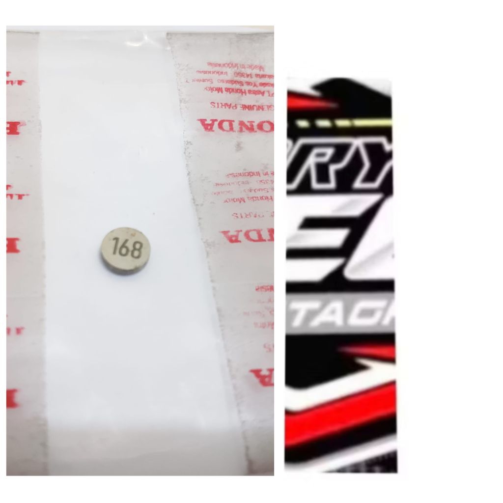 SIM klep Honda CBR 150 Sonic 150 ukuran 168