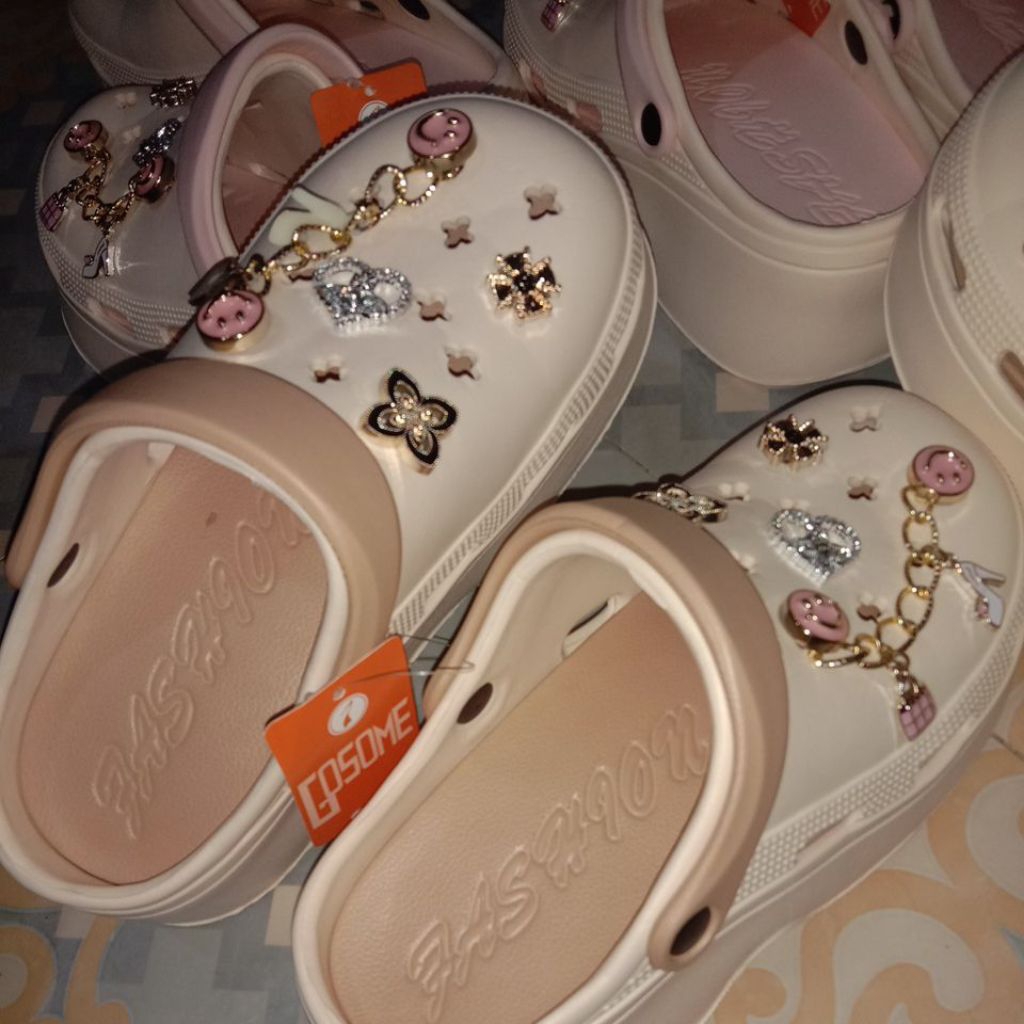 Gosome Sandal Kekinian Sandal Kodok Wanita