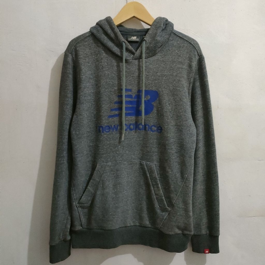 New Balance Big Logo NB Outerwear Hoodie Pullover Baby Terry Casual Sportswear L
