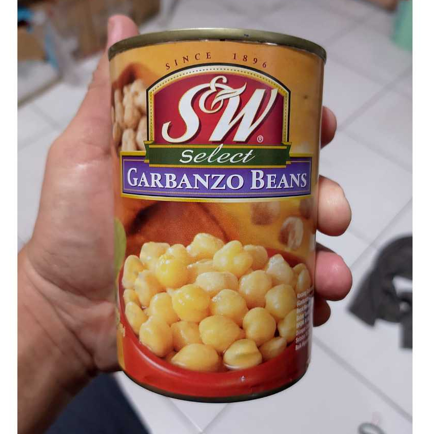 S&W Garbanzo Beans 400gr / SW Kacang Garbanzo