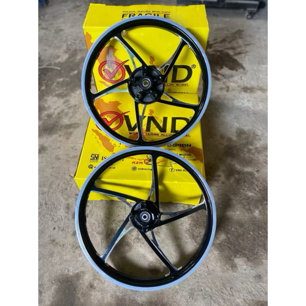 VND KZR MXKING MX KING UKURAN 160 160 ring17 R17 DOBLE DISC WARNA HITAM MERAH BIRU OREN HIJAU TITANI