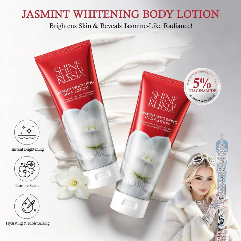 SHINE RUSIA Jasmint whitening body lotion
