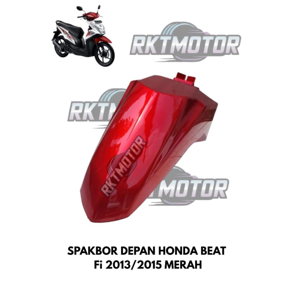 SPAKBOR DEPAN HONDA BEAT FI 2016/2019 MERAH // SPAKBOR DEPAN HONDA BEAT FI