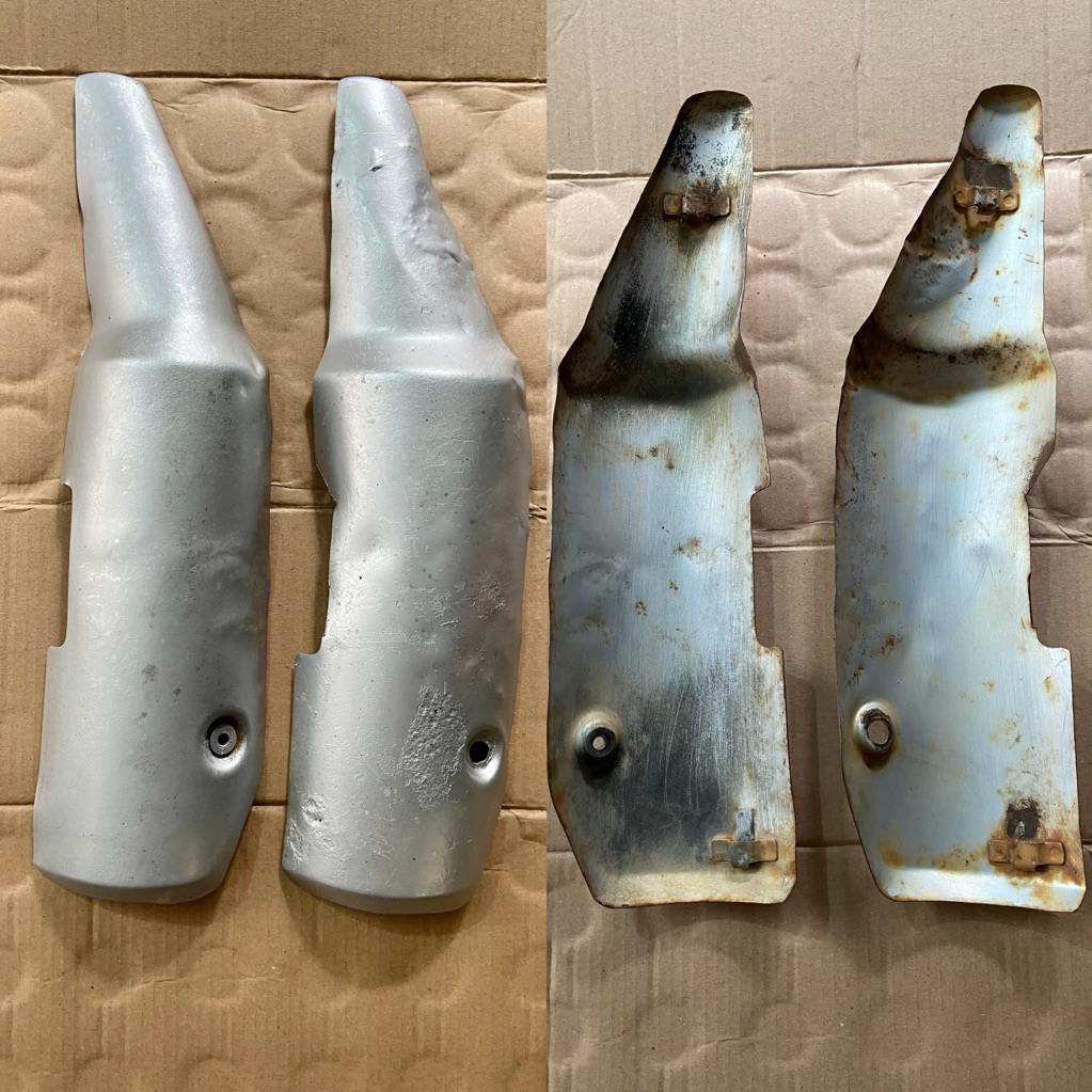 COVER TAMENG TUTUP KNALPOT CB 150 R OLD K15 Second Original