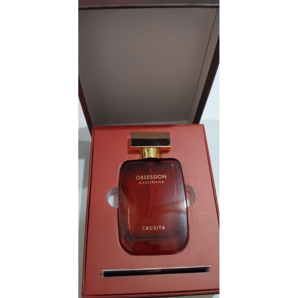 Botol Kosong Ori Parfum Crusita Obsession Nakiirana LENGKAP DENGAN BOX