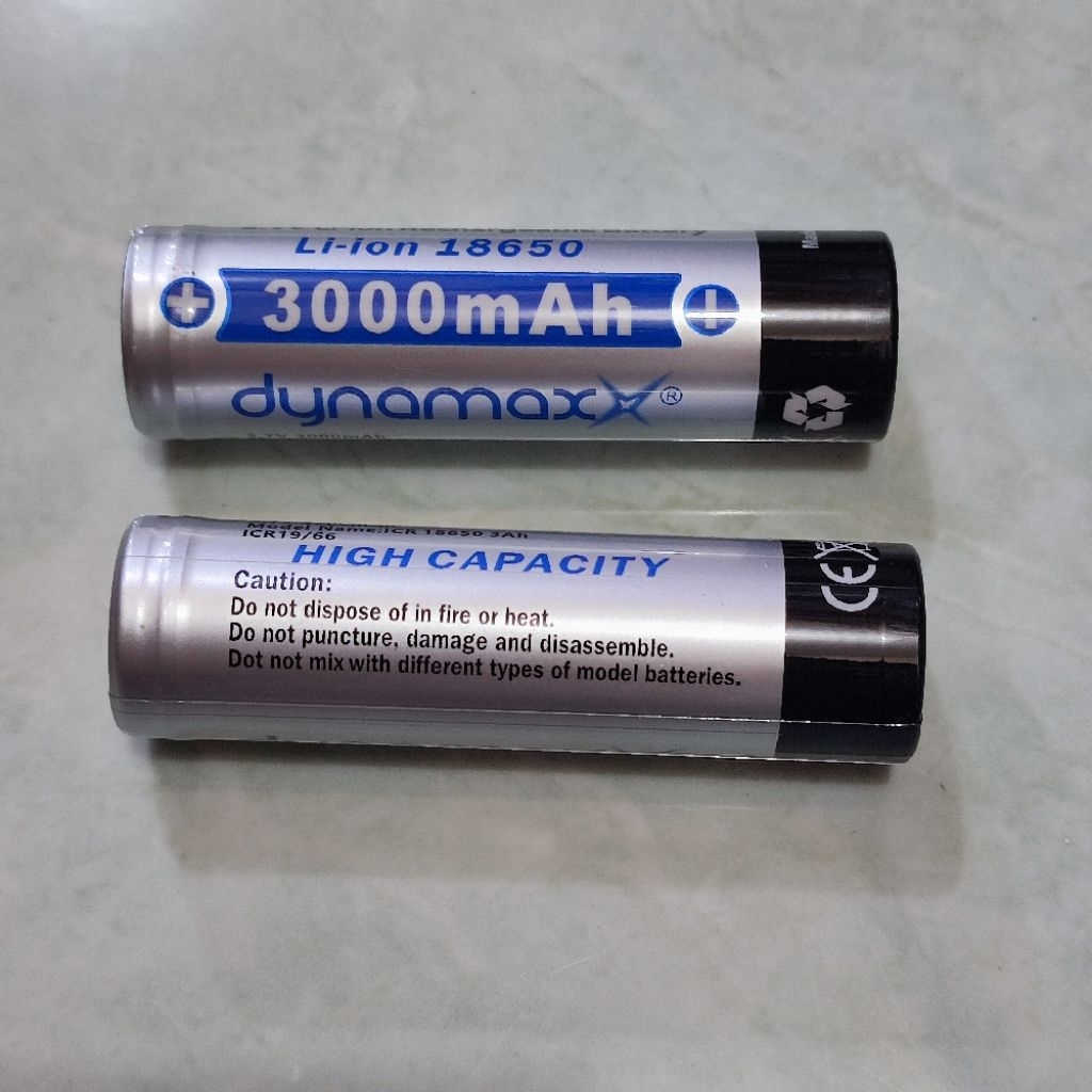 Baterai Batre Swat Li-Ion 18650 3000mAh Dynamax