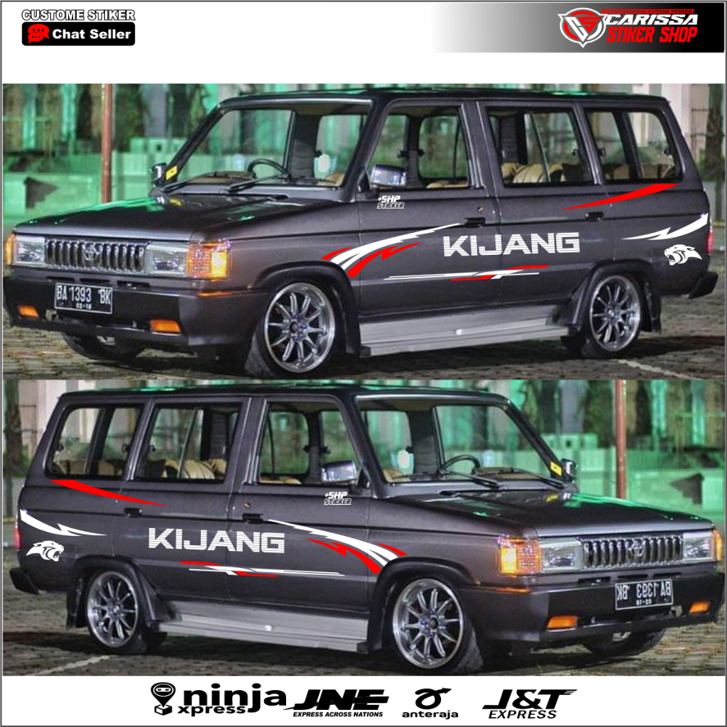 Stiker Mobil Kijang Super Stiker Body Samping Kijang Super Stiker Kijang Super Kapsul Lgx